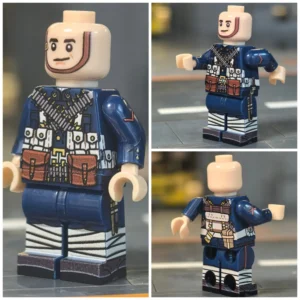 Minifigure - Royal Naval Division (RND) Machine Gunner Lance Corporal (The Heavy Weapons Specialist) WWI (LEGO Compatible)