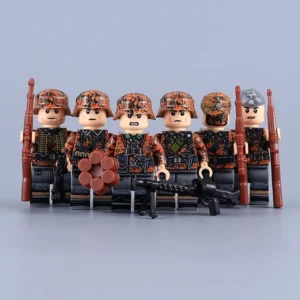 Minifigure - Waffen-SS Infantry Squad equipped in camouflage WWII (LEGO Compatible) Minifigure - Waffen-SS Infantry Squad equipped in camouflage WWII (LEGO Compatible)