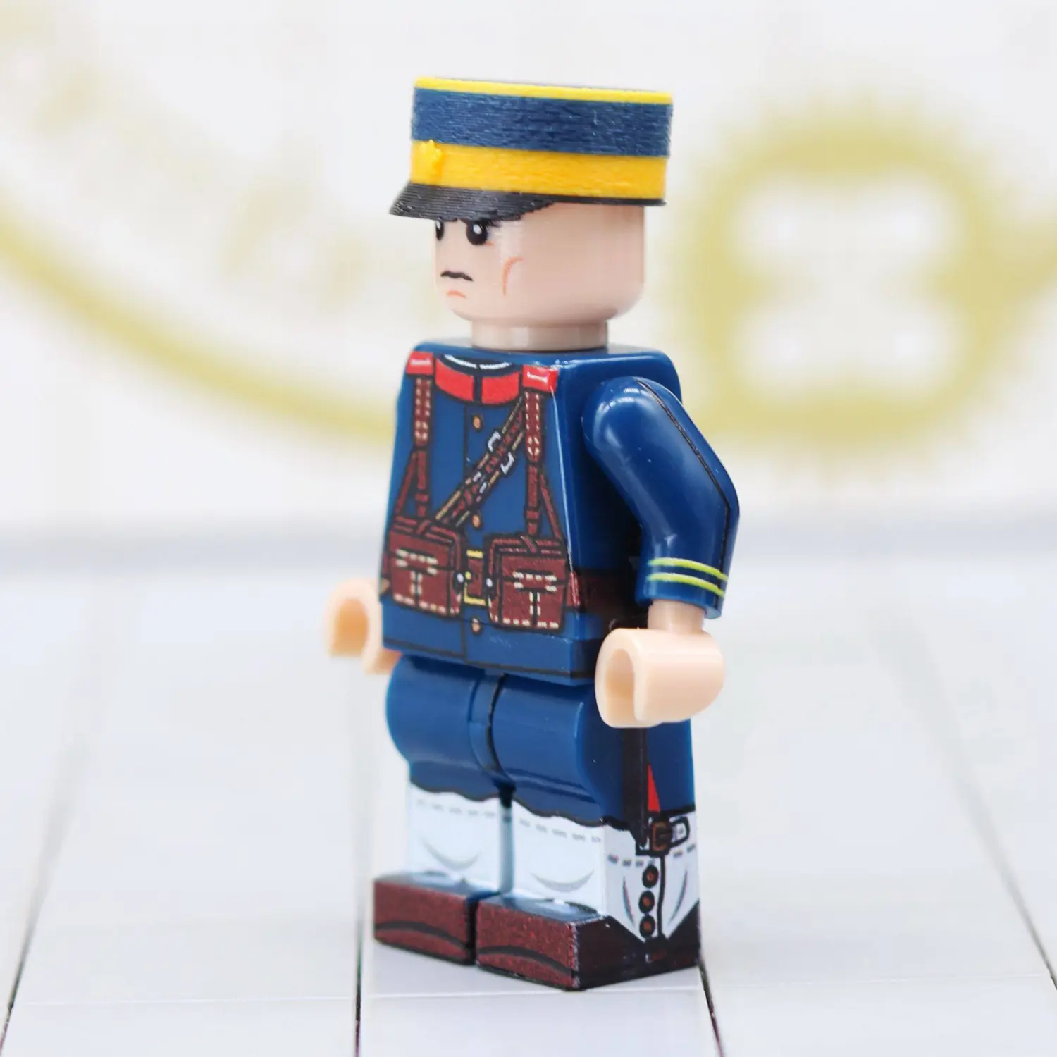 Minifigure – Imperial Japanese Army (IJA) Infantryman NCO (Russo-Japanese War Era) – Russo-Japanese War Era (1904–1905) (LEGO Compatible)