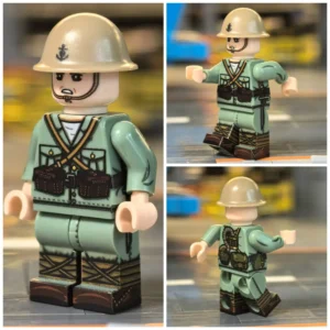 Minifigure – Japanese Imperial Army (IJA) Infantryman – Heavy Field Gear Variant WWII (LEGO Compatible) Minifigure – Japanese Imperial Army (IJA) Infantryman – Heavy Field Gear Variant WWII (LEGO Compatible)