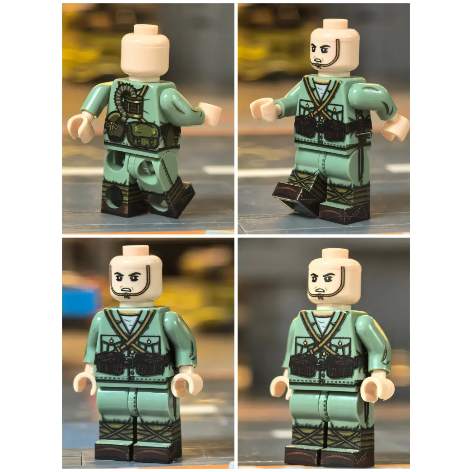 Minifigure – Japanese Imperial Army (IJA) Infantryman – Heavy Field Gear Variant WWII (LEGO Compatible)