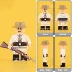 Late Qing Dynasty “Wuwei Corps” Soldier (Right Division) (Imperial Chinese Army – Yuan Shikai’s New Army) - Custom Printed Brick Block Figure