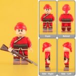 Late Qing Kansu Brave / Gansu Army Soldier (Wuwei Rear Division – Dong Fuxiang’s “Muslim Braves”) - Custom Printed Brick Block Figure