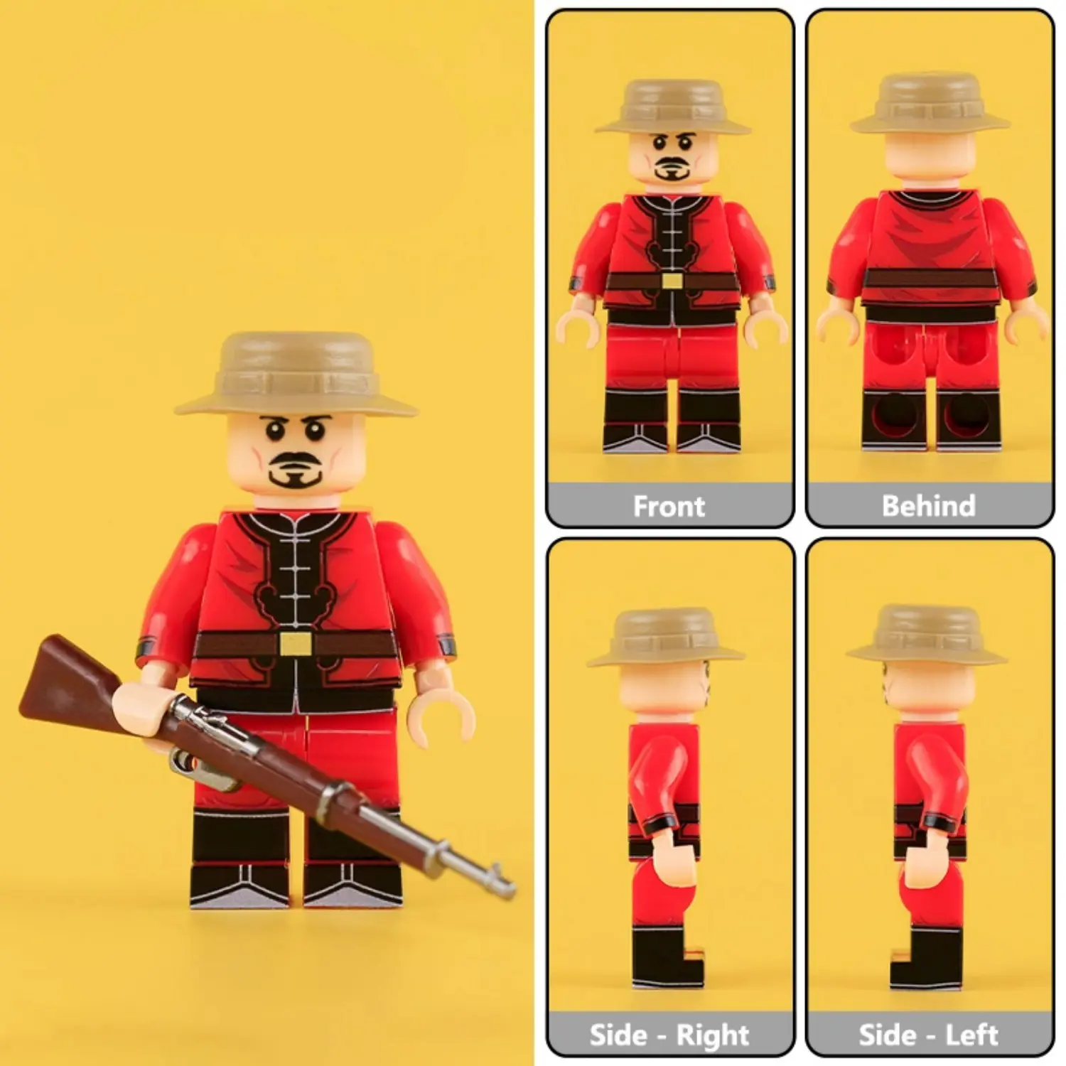 Minifigure – Qing Dynasty Beiyang Marine Naval Infantryman (LEGO Compatible)