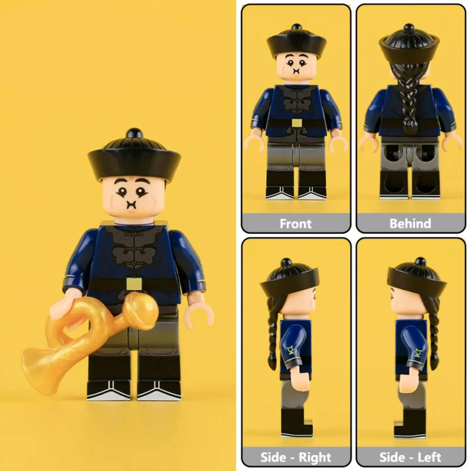 Minifigure – Qing Dynasty Imperial Army Bandsman Trumpeter (LEGO Compatible) Minifigure – Qing Dynasty Imperial Army Bandsman Trumpeter (LEGO Compatible)