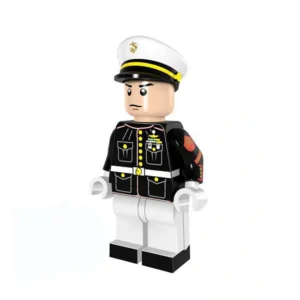 Minifigure – US Marine Corps (USMC) Blue-White Dress Uniform (LEGO Compatible) Minifigure – US Marine Corps (USMC) Blue-White Dress Uniform (LEGO Compatible)