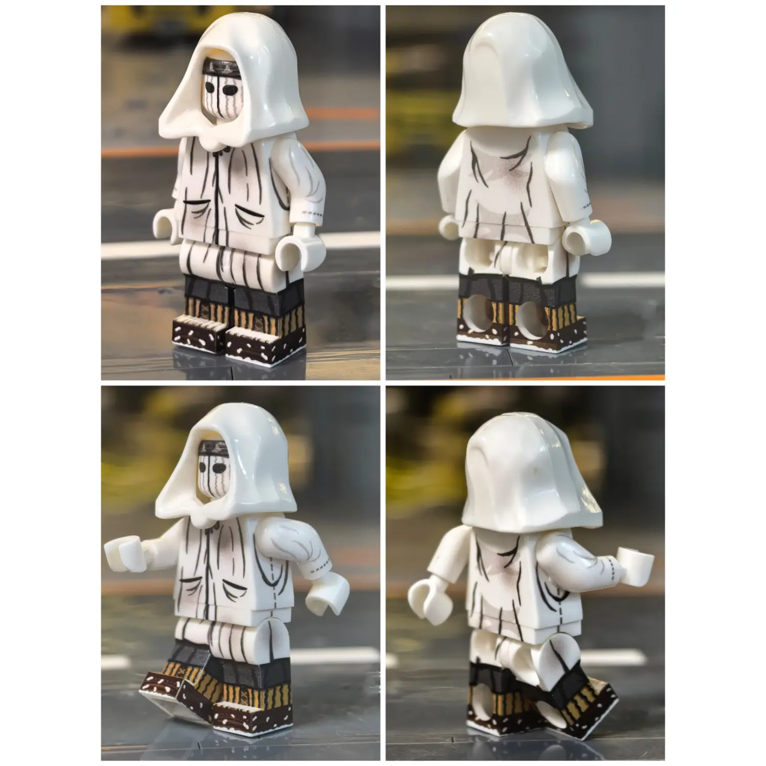 all sides of the Minifigure - Finnish Army Sniper The White Death (Simo Häyhä) (Winter War Era Soldier) (LEGO Compatible) all sides of the Minifigure - Finnish Army Sniper The White Death (Simo Häyhä) (Winter War Era Soldier) (LEGO Compatible)