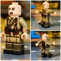 all sides of the Minifigure – Imperial Japanese Army (IJA) Infantryman with Type 45 Uniform WWI (LEGO Compatible) all sides of the Minifigure – Imperial Japanese Army (IJA) Infantryman with Type 45 Uniform WWI (LEGO Compatible)