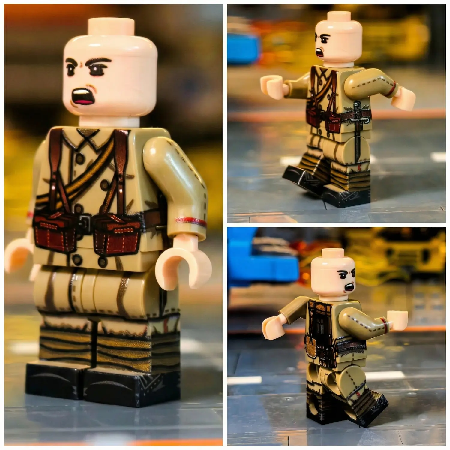all sides of the Minifigure – Imperial Japanese Army (IJA) Infantryman with Type 45 Uniform WWI (LEGO Compatible) all sides of the Minifigure – Imperial Japanese Army (IJA) Infantryman with Type 45 Uniform WWI (LEGO Compatible)
