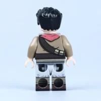 the back of the Minifigure - Albanian Partisan (National Liberation Movement) WWII (LEGO Compatible)