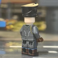 the back of the Minifigure - August von Mackensen The Last Hussar German Imperial Army Field Marshals WWI (LEGO Compatible) the back of the Minifigure - August von Mackensen The Last Hussar German Imperial Army Field Marshals WWI (LEGO Compatible)