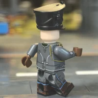the back of the Minifigure - August von Mackensen The Last Hussar German Imperial Army Field Marshals WWI (LEGO Compatible) 2 the back of the Minifigure - August von Mackensen The Last Hussar German Imperial Army Field Marshals WWI (LEGO Compatible) 2