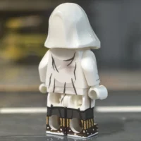 the back of the Minifigure - Finnish Army Sniper The White Death (Simo Häyhä) (Winter War Era Soldier) (LEGO Compatible) the back of the Minifigure - Finnish Army Sniper The White Death (Simo Häyhä) (Winter War Era Soldier) (LEGO Compatible)