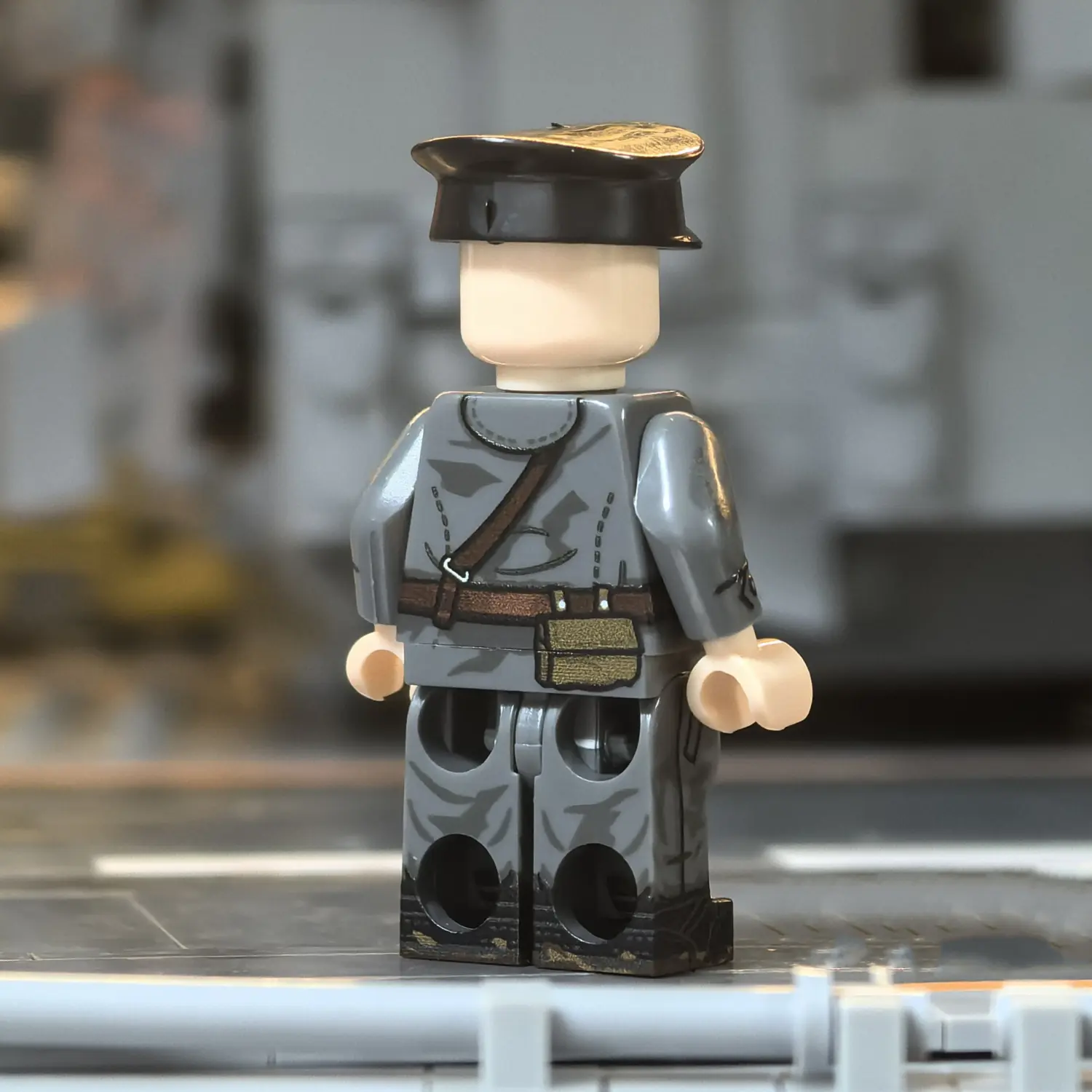 the back of the Minifigure - German Imperial Army Heavy Tank NCO (Unteroffizier) WWI (LEGO Compatible) the back of the Minifigure - German Imperial Army Heavy Tank NCO (Unteroffizier) WWI (LEGO Compatible)