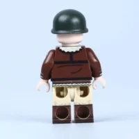 the back of the Minifigure – General George S. Patton Jr. (Commander of the U.S. Third Army) WWII (LEGO Compatible) the back of the Minifigure – General George S. Patton Jr. (Commander of the U.S. Third Army) WWII (LEGO Compatible)