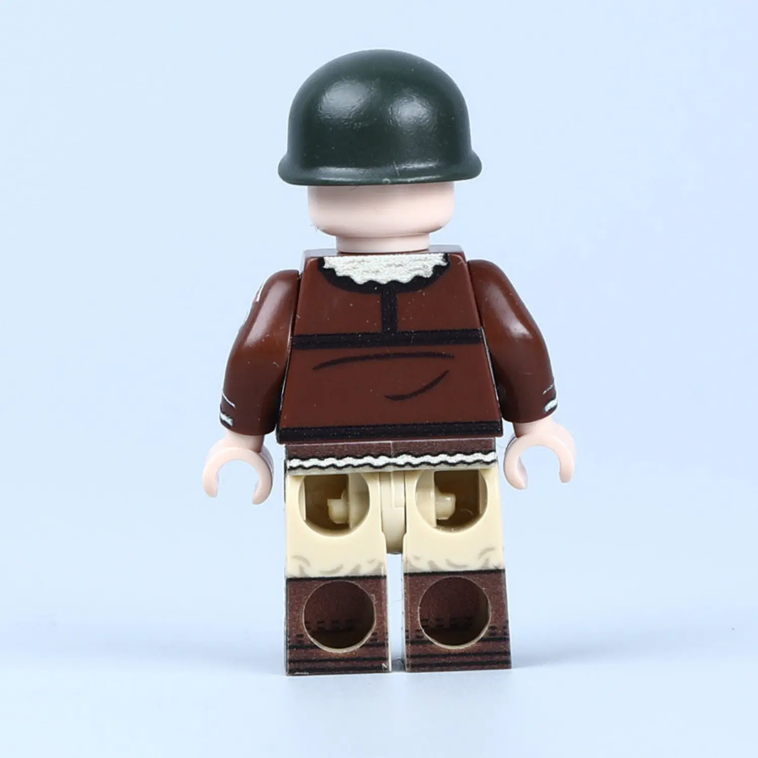 the back of the Minifigure – General George S. Patton Jr. (Commander of the U.S. Third Army) WWII (LEGO Compatible) the back of the Minifigure – General George S. Patton Jr. (Commander of the U.S. Third Army) WWII (LEGO Compatible)