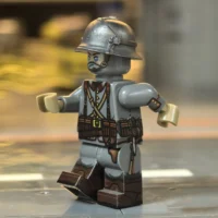 the left front side of the Minifigure - Austro-Hungarian Empire Assault Trooper (Sturmtrupp Trench Raider) WWI (LEGO Compatible) the left front side of the Minifigure - Austro-Hungarian Empire Assault Trooper (Sturmtrupp Trench Raider) WWI (LEGO Compatible)