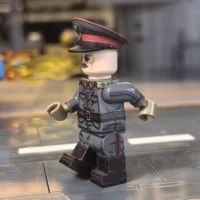 the left side of the Minifigure - General Erich von Falkenhayn (Chief of the German General Staff) WWI (LEGO Compatible) 2