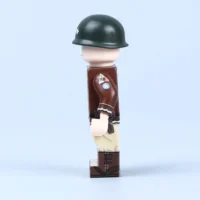 the left side of the Minifigure – General George S. Patton Jr. (Commander of the U.S. Third Army) WWII (LEGO Compatible) the left side of the Minifigure – General George S. Patton Jr. (Commander of the U.S. Third Army) WWII (LEGO Compatible)