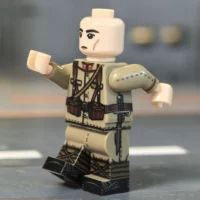 the left side of the Minifigure – Imperial Japanese Army (IJA) Infantryman – 7th Division (Type 45 Khaki Uniform Variant) WWI (LEGO Compatible) 2 the left side of the Minifigure – Imperial Japanese Army (IJA) Infantryman – 7th Division (Type 45 Khaki Uniform Variant) WWI (LEGO Compatible) 2