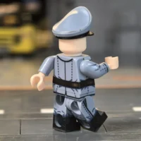 the right back side of the Minifigure - Willi Herold (The Executioner of Emsland) (LEGO Compatible) the right back side of the Minifigure - Willi Herold (The Executioner of Emsland) (LEGO Compatible)