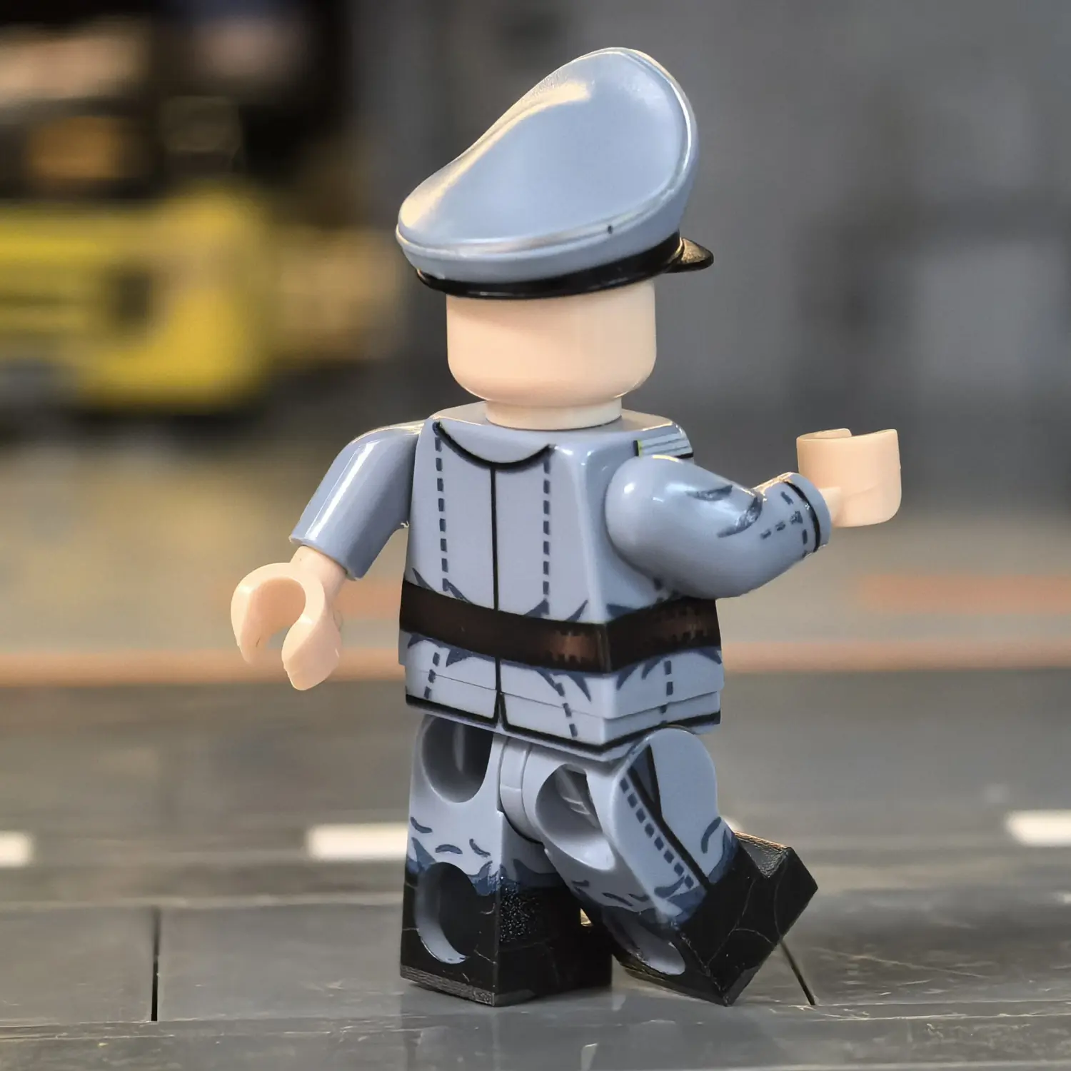 the right back side of the Minifigure - Willi Herold (The Executioner of Emsland) (LEGO Compatible) the right back side of the Minifigure - Willi Herold (The Executioner of Emsland) (LEGO Compatible)