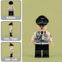 Heinrich Himmler (Reichsführer-SS / Head of the SS) - Custom Printed Brick Block Figure