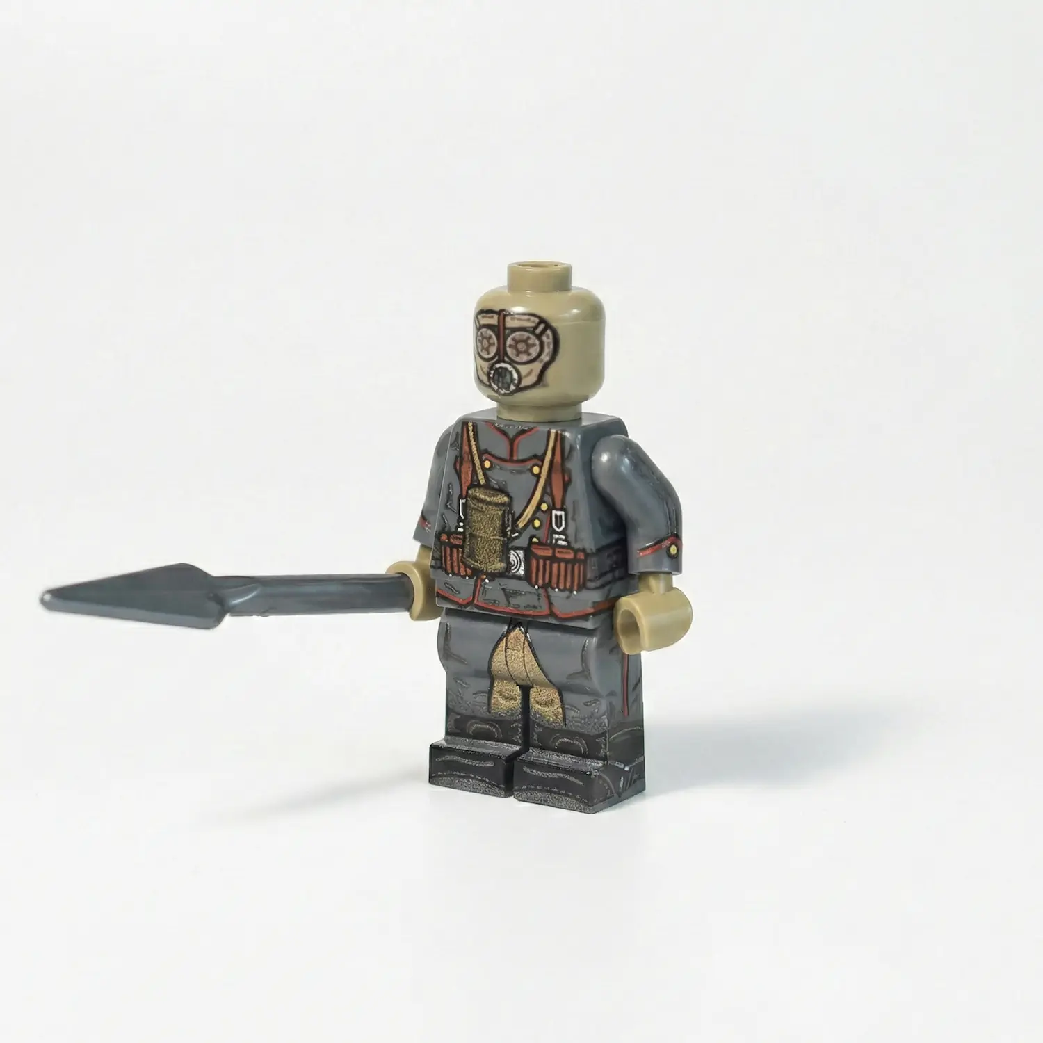 Minifigure - Imperial German Army Uhlan Cavalryman WWI (LEGO Compatible)