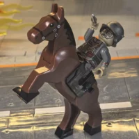Minifigure - Imperial German Army Uhlan Cavalryman WWI (LEGO Compatible) riding a war horse 2