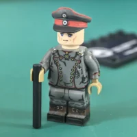 Minifigure - Manfred von Richthofen (The Red Baron Der Rote Baron) the most famous fighter pilot of WWI (LEGO Compatible)