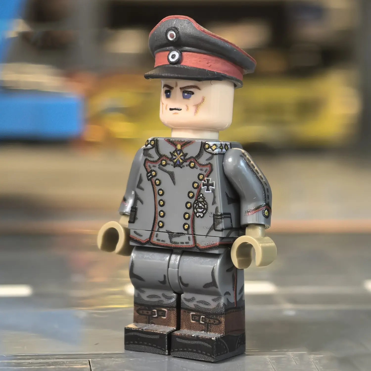 Minifigure - Manfred von Richthofen (The Red Baron Der Rote Baron) the most famous fighter pilot of WWI (LEGO Compatible) 3