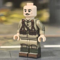 Minifigure - Ottoman Empire Infantryman (Turkish Soldier – Mehmetçik) WWI (LEGO Compatible) without hat Minifigure - Ottoman Empire Infantryman (Turkish Soldier – Mehmetçik) WWI (LEGO Compatible) without hat