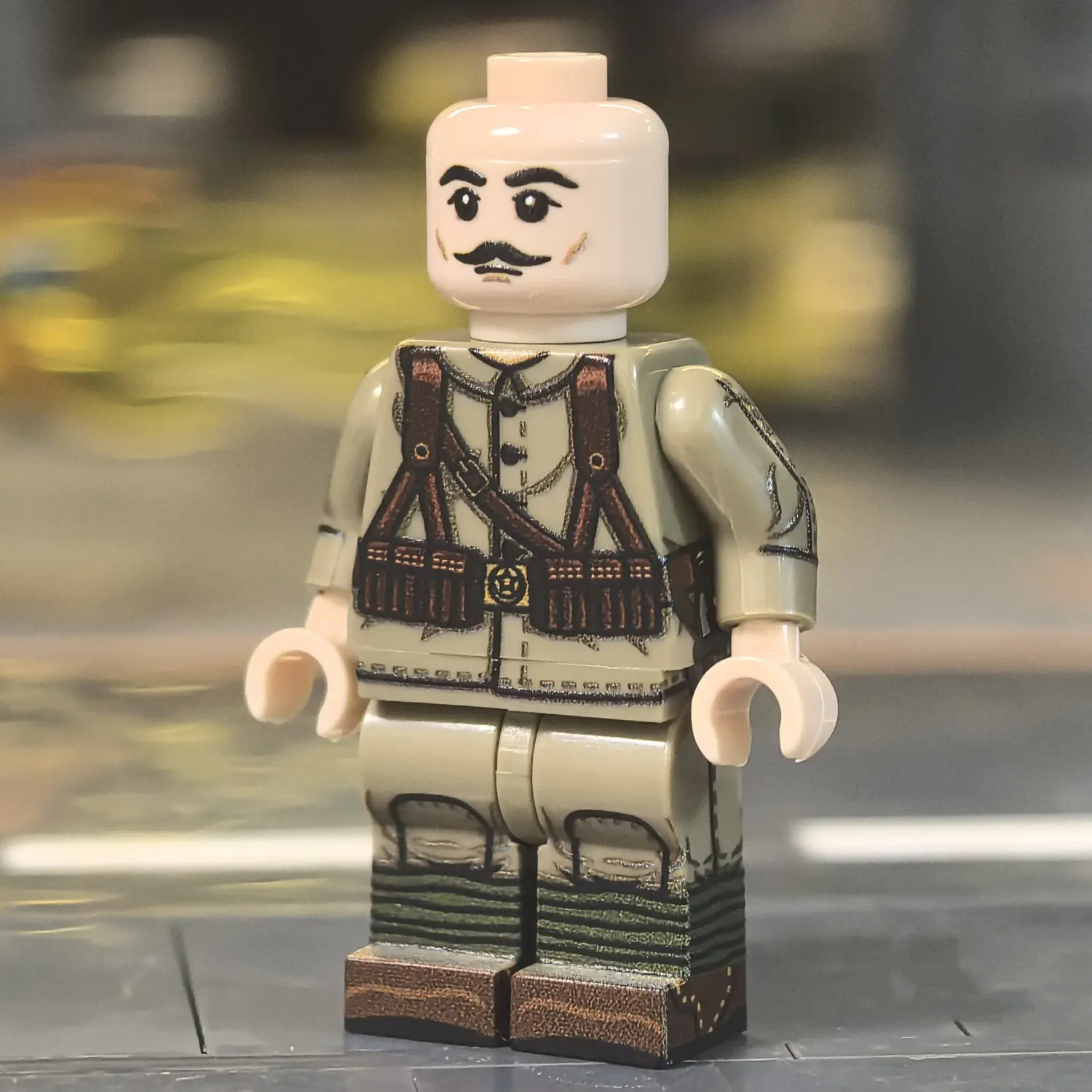 Minifigure - Ottoman Empire Infantryman (Turkish Soldier – Mehmetçik) WWI (LEGO Compatible) without hat Minifigure - Ottoman Empire Infantryman (Turkish Soldier – Mehmetçik) WWI (LEGO Compatible) without hat