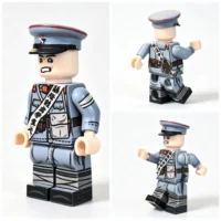 all sides of Chinese “War Participation Army” Soldier WWI (Republic of China – Beiyang Government Vanguard) (Without Cap) - Custom Printed Brick Block Figure All Sides Of Chinese “war Participation Army” Soldier Wwi (republic Of China – Beiyang Government Vanguard) (without Cap) Custom Printed Brick Block Figure