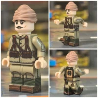 all sides of the Minifigure - Ottoman Empire Infantryman (Turkish Soldier – Mehmetçik) WWI (LEGO Compatible) all sides of the Minifigure - Ottoman Empire Infantryman (Turkish Soldier – Mehmetçik) WWI (LEGO Compatible)