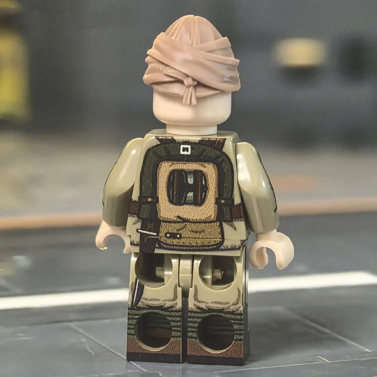 the back of the Minifigure - Ottoman Empire Infantryman (Turkish Soldier – Mehmetçik) WWI (LEGO Compatible) 2 the back of the Minifigure - Ottoman Empire Infantryman (Turkish Soldier – Mehmetçik) WWI (LEGO Compatible) 2