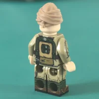 the back of the Minifigure - Ottoman Empire Infantryman (Turkish Soldier – Mehmetçik) WWI (LEGO Compatible) the back of the Minifigure - Ottoman Empire Infantryman (Turkish Soldier – Mehmetçik) WWI (LEGO Compatible)