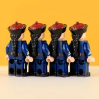 the back of the Minifigure – Late Qing Dynasty New Army Officers (LEGO Compatible)