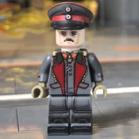 the front of the Minifigure - General Erich Ludendorff (First Quartermaster General of the Imperial German Army - 1918) WWI (LEGO Compatible) the front of the Minifigure - General Erich Ludendorff (First Quartermaster General of the Imperial German Army - 1918) WWI (LEGO Compatible)