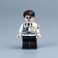 the front of the Minifigure - Heinrich Himmler (Reichsführer-SS Head of the SS) (LEGO Compatible) the front of the Minifigure - Heinrich Himmler (Reichsführer-SS Head of the SS) (LEGO Compatible)