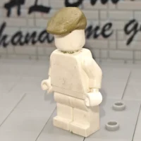 Custom Piece Miniature – Vintage Flat Cap Newsboy Cap (Olive Green) – 3D Print for LEGO minifigure Custom Piece Miniature – Vintage Flat Cap Newsboy Cap (Olive Green) – 3D Print for LEGO minifigure