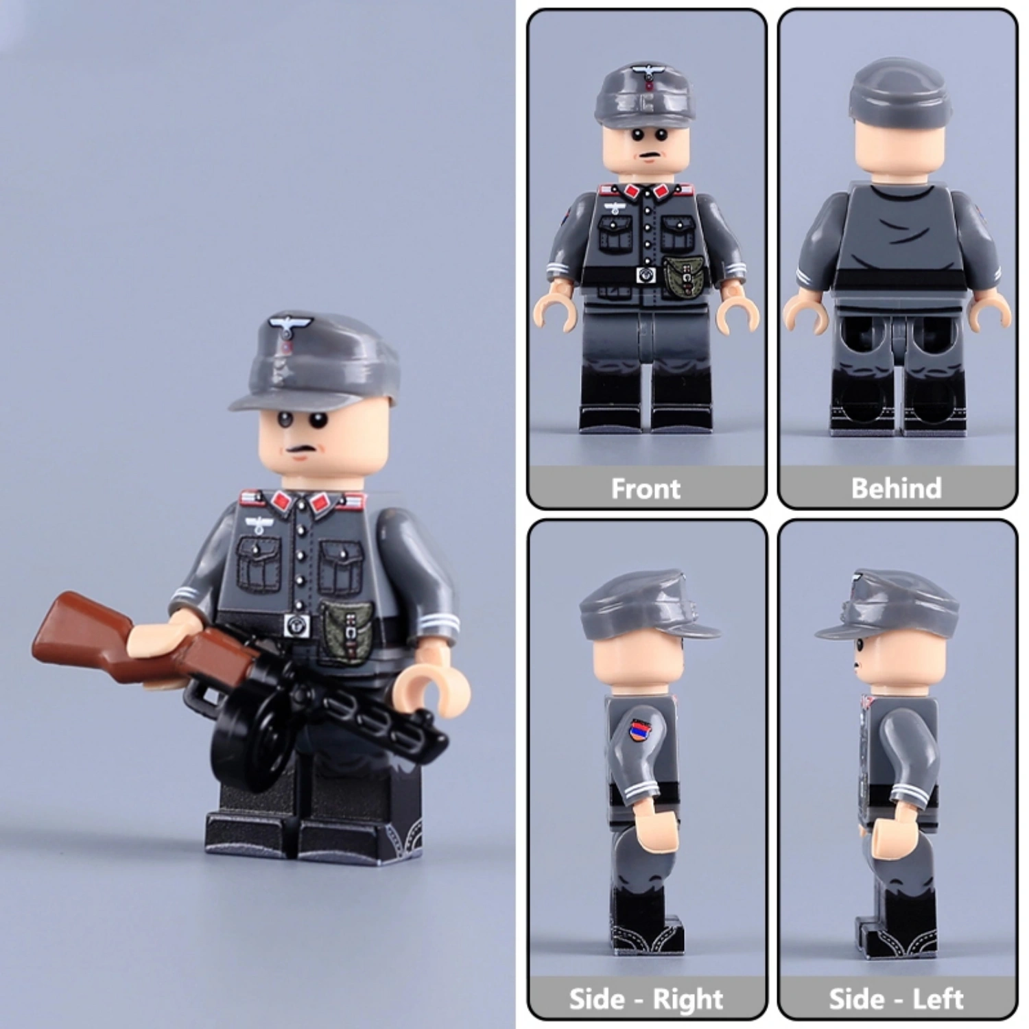 Minifigure - Armenian Legion Soldier (Submachine Gunner) WWII (LEGO Compatible)