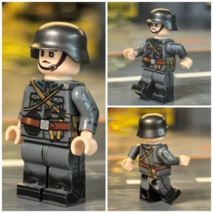 Minifigure - Finnish Infantry Soldier (historically part of the Suomen maavoimat, the Finnish Army) WWII (LEGO Compatible) Minifigure - Finnish Infantry Soldier (historically part of the Suomen maavoimat, the Finnish Army) WWII (LEGO Compatible)