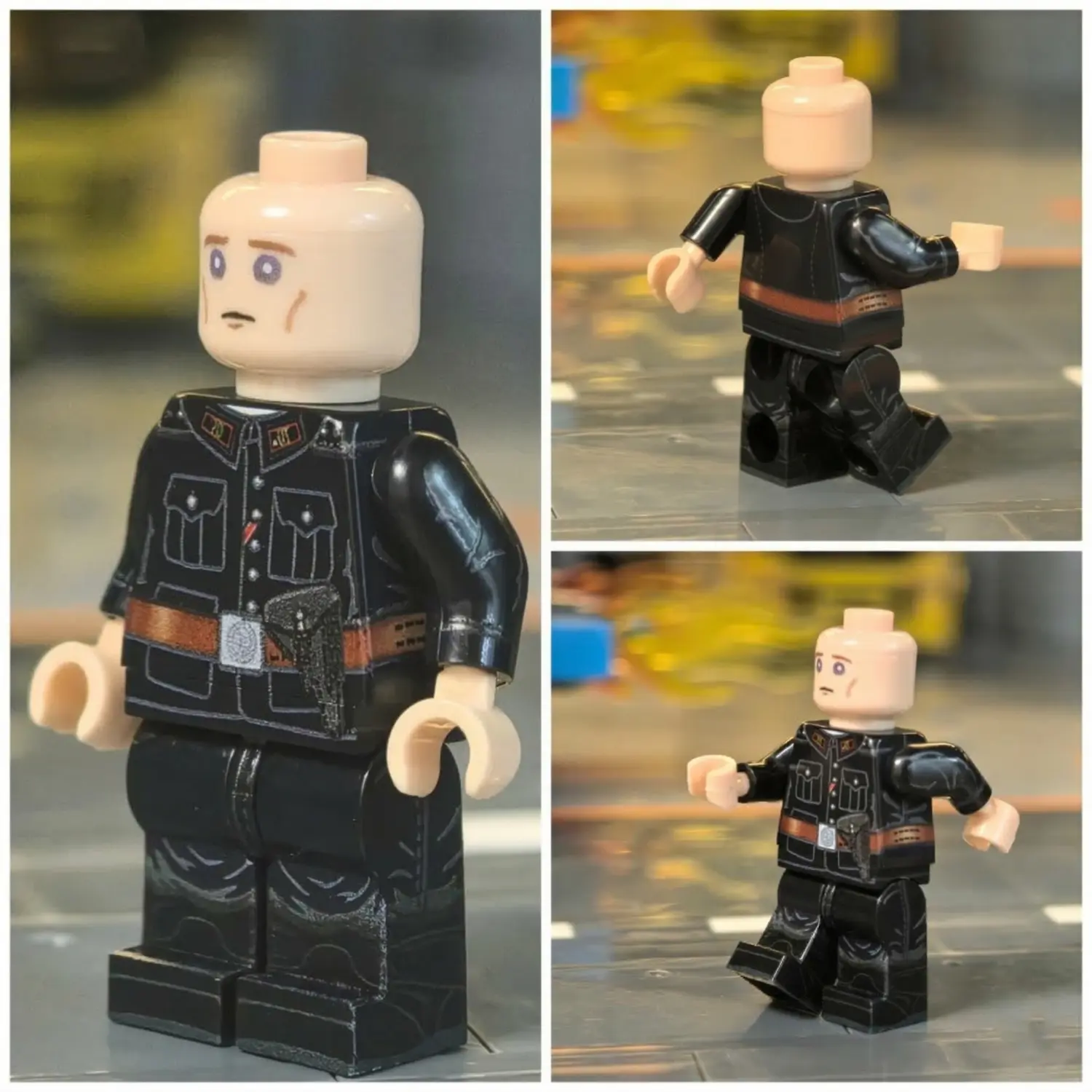 Minifigure - Finnish Tank Crewman, historically serving in the elite Finnish Armoured Division (Panssaridivisioona) WWII (LEGO Compatible) Minifigure - Finnish Tank Crewman, historically serving in the elite Finnish Armoured Division (Panssaridivisioona) WWII (LEGO Compatible)