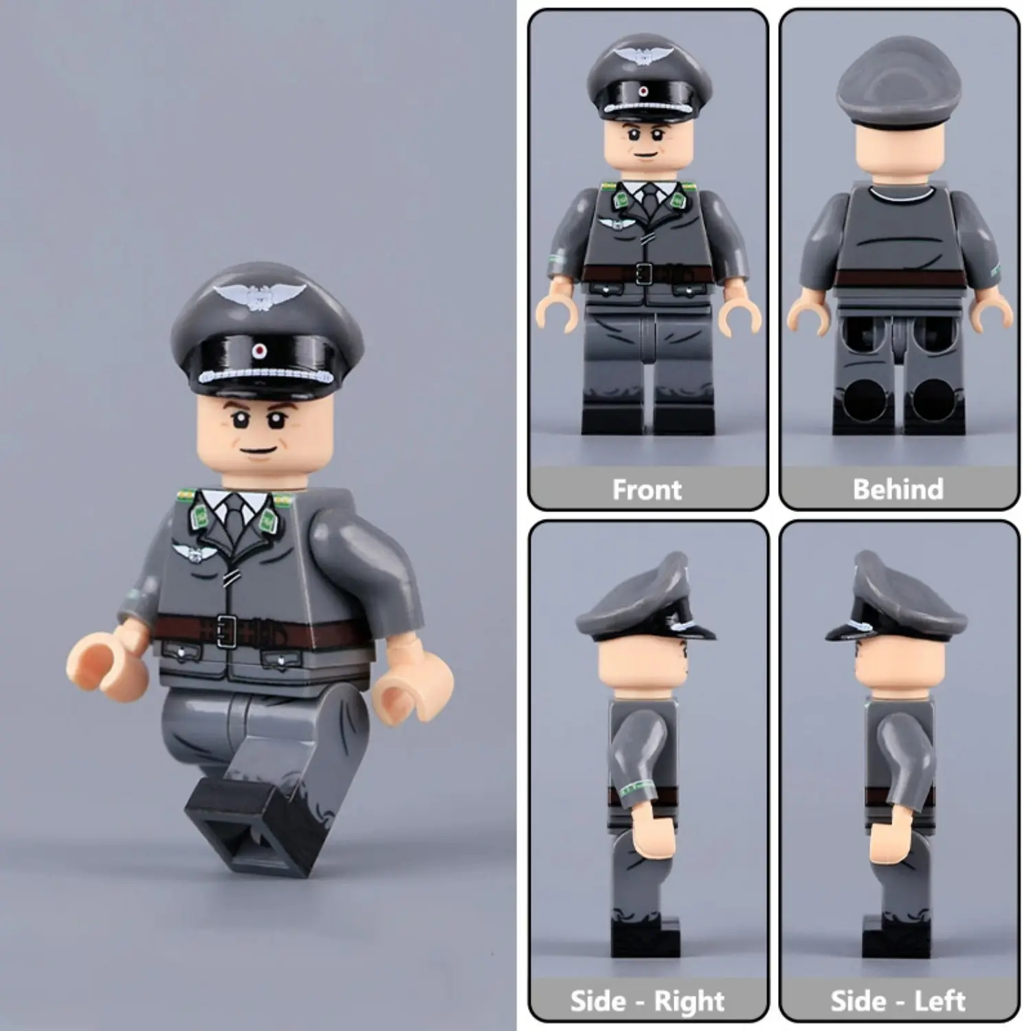 Minifigure - German Civil Defense Officer (Bereitschaftsführer, Luftschutz-Sicherheits- und Hilfsdienst SHD) WWII (LEGO Compatible) Minifigure - German Civil Defense Officer (Bereitschaftsführer, Luftschutz-Sicherheits- und Hilfsdienst SHD) WWII (LEGO Compatible)
