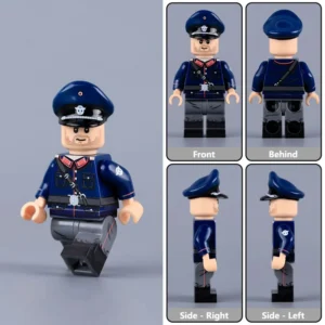 Minifigure - German Fire Captain (Specifically Hauptmann der Feuerschutzpolizei) WWII (LEGO Compatible) Minifigure - German Fire Captain (Specifically Hauptmann der Feuerschutzpolizei) WWII (LEGO Compatible)