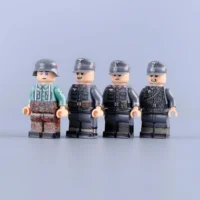 Minifigure - German Foreign Legion (Ostlegionen) volunteers and a Waffen-SS soldier from the late stages of the Second World War WWII (LEGO Compatible)