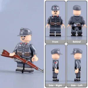 Minifigure - German Georgian Legion Soldier WWII (LEGO Compatible) Minifigure - German Georgian Legion Soldier WWII (LEGO Compatible)