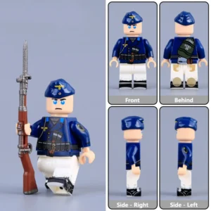 Minifigure - German Kriegsmarine Coastal Assault Trooper WWII (LEGO Compatible) Minifigure - German Kriegsmarine Coastal Assault Trooper WWII (LEGO Compatible)