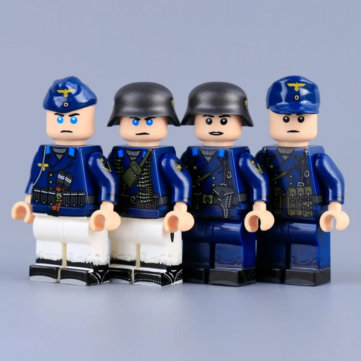 Minifigure - German Kriegsmarine Coastal Assault Troops WWII (LEGO Compatible)